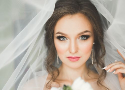 Bride on her wedding day